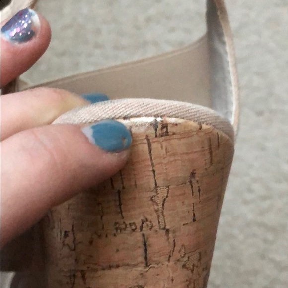 EUC Nude Madden Girl Cork wedges - Picture 7 of 8